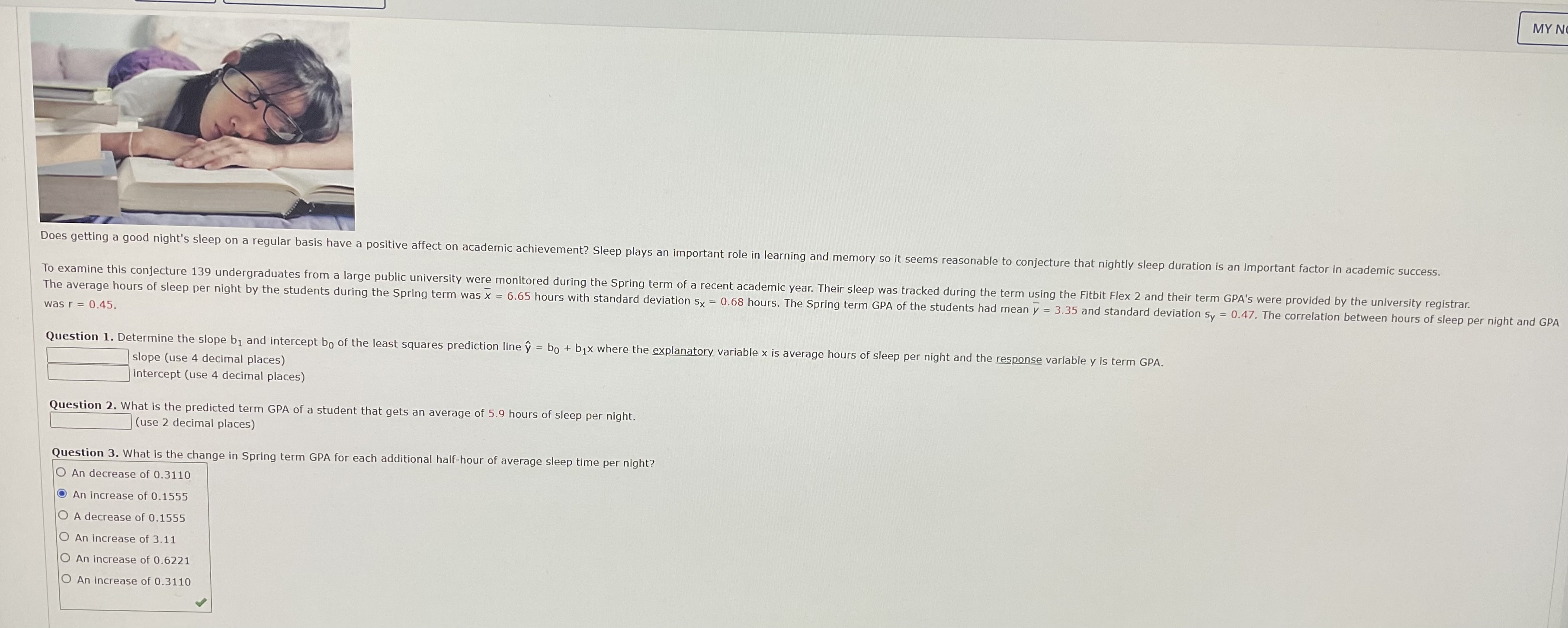 solved-was-r-0-45-slope-use-4-decimal-places-intercept-chegg