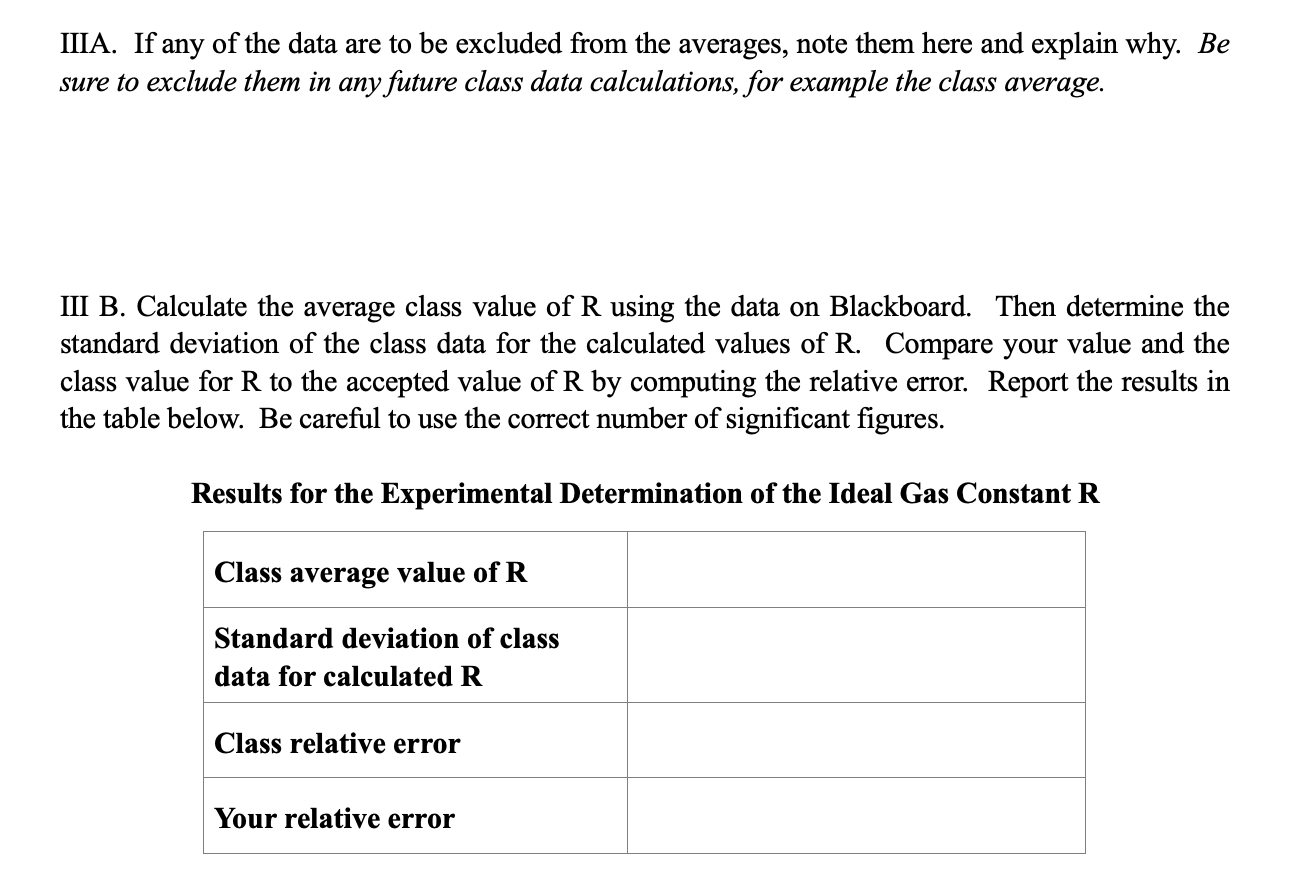 Solved Barometric Pressure 30.05 in inches of Hg Trial
