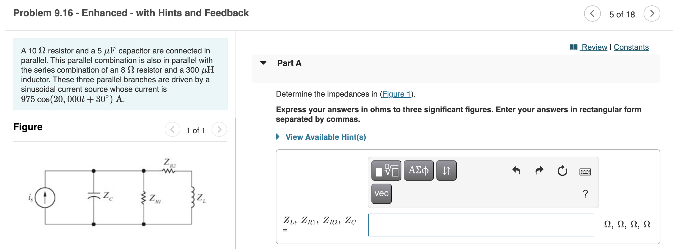 Solved B. Reference The Voltage Across The Current Source As | Chegg.com