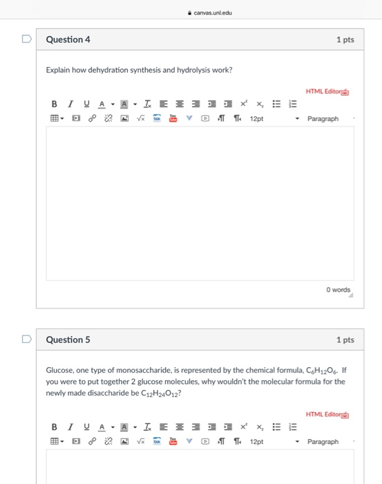 Solved D Question 1 1 pts Compare and Contract the chemical | Chegg.com