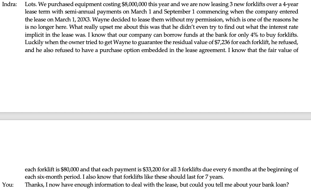 Solved Indra Lots We Purchased Equipment Costing 8 000