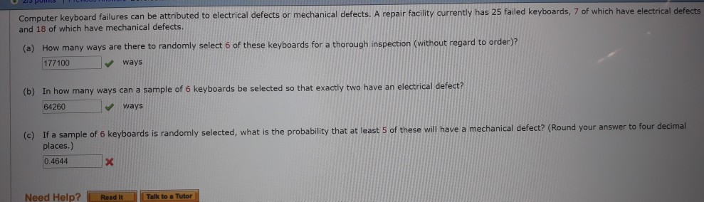 Solved Computer keyboard failures can be attributed to | Chegg.com