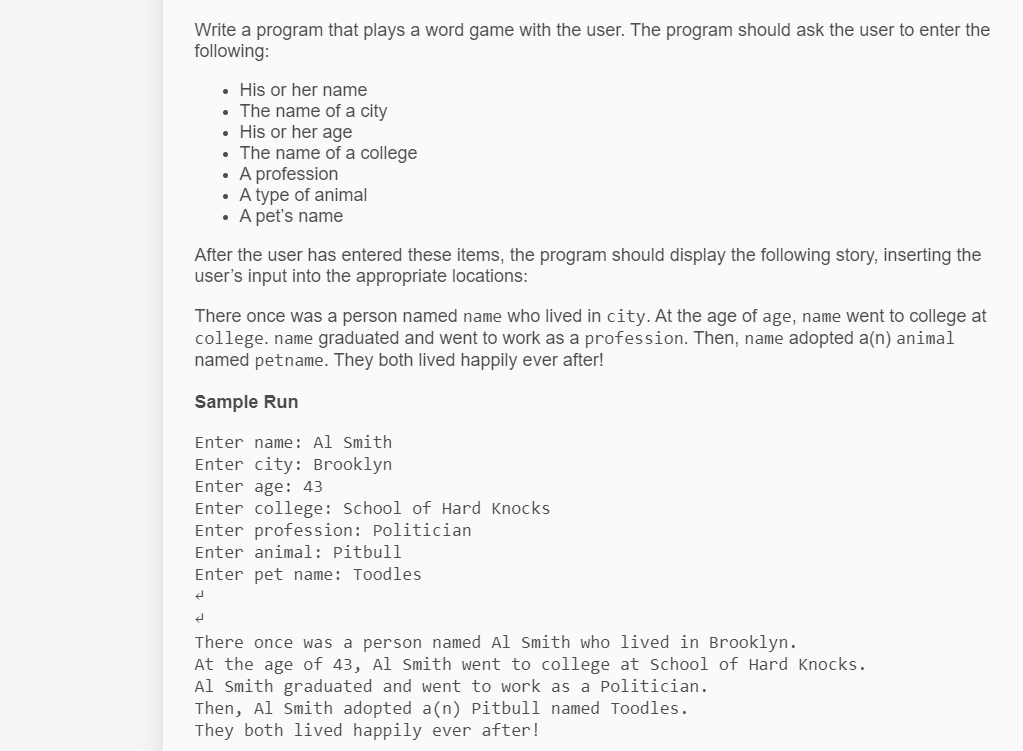 solved-write-a-program-that-plays-a-word-game-with-the-user-chegg