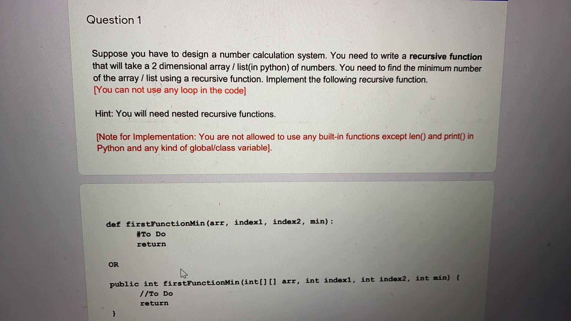 Solved question 1 suppose you have to design a number chegg