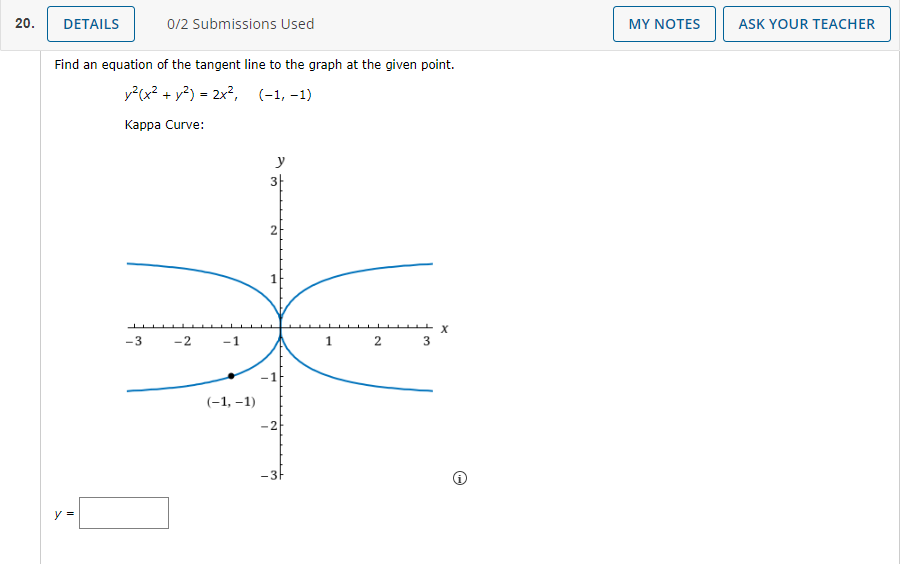 Solved Find an equation of the tangent line to the graph at | Chegg.com