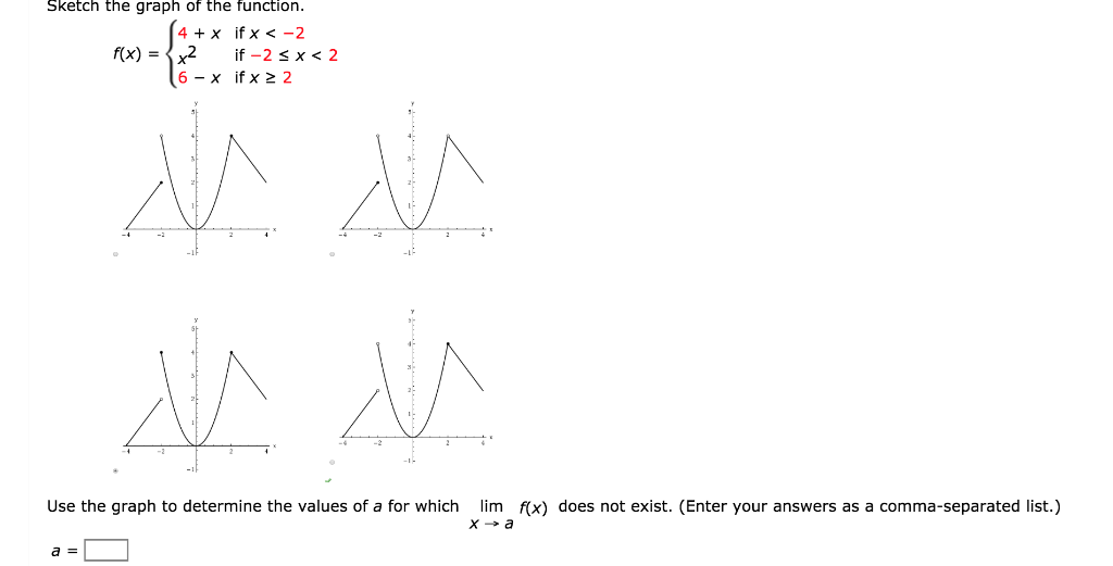 Solved Sketch the graph of the function 4 Use the graph to | Chegg.com