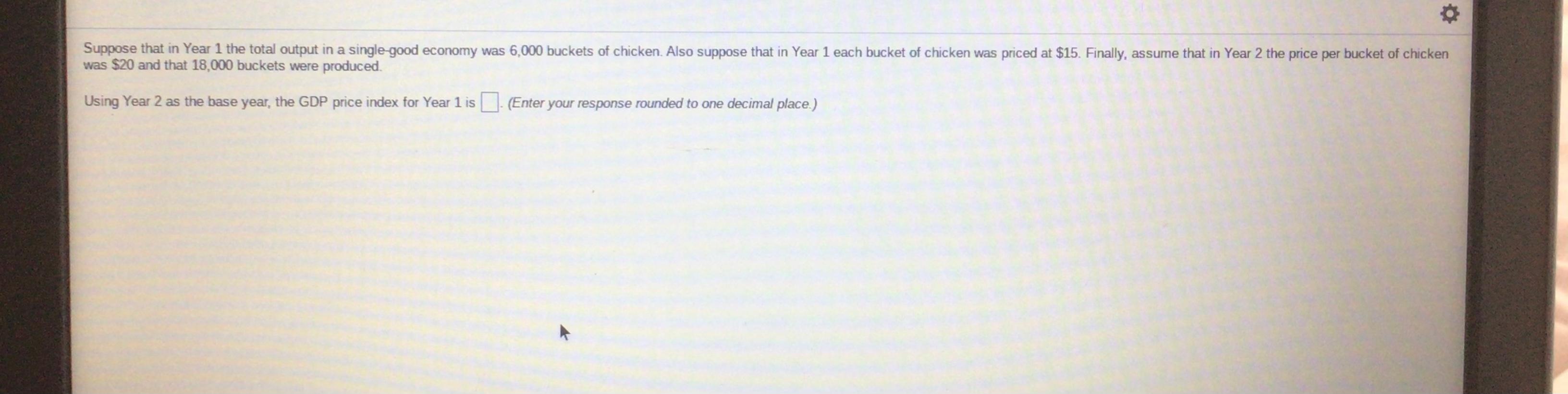 Solved Suppose that in Year 1 the total output in a | Chegg.com