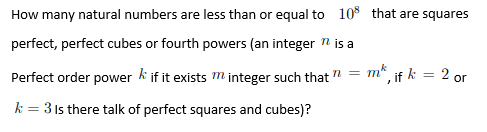 Solved How many natural numbers are less than or equal to | Chegg.com