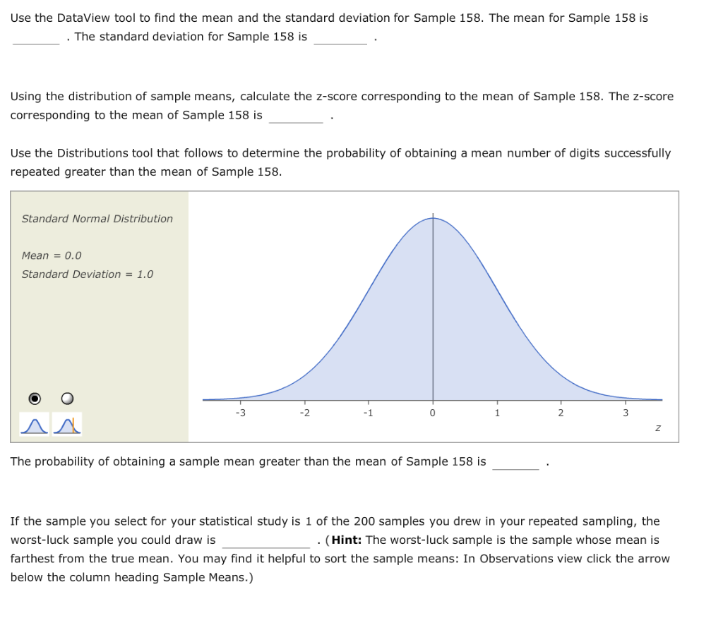 Using Z Scores With The Distribution Of Sample Means