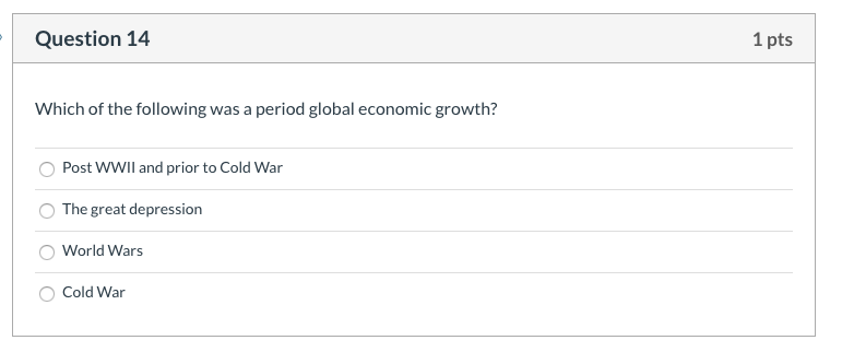 Solved Question 11 1 pts Which of these was NOT part of the | Chegg.com