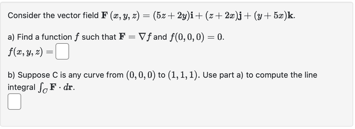 Solved Consider The Vector Field | Chegg.com