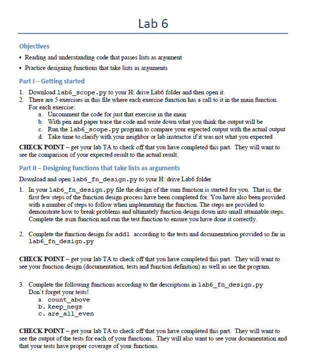 Solved PYTHON - Beginners level lab6_scope.py def main(): | Chegg.com