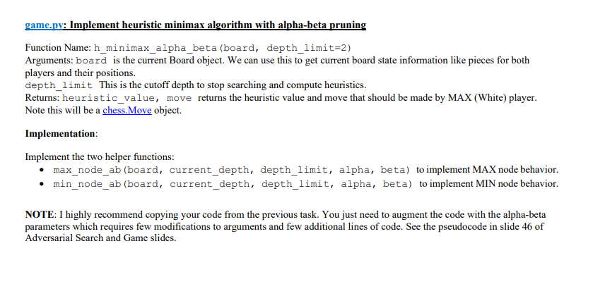 Solved Install pvthon-chess package Open the command line.