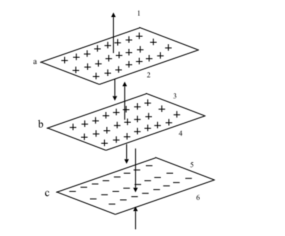 Solved Electric charge is uniformly distributed over each of | Chegg.com