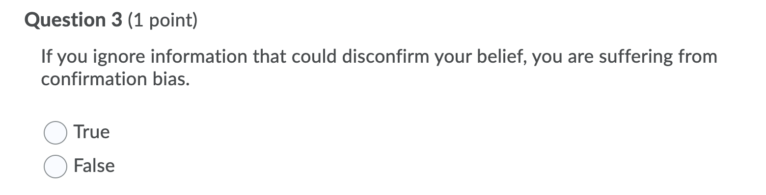 Solved Question 1 (1 point) Cognitive biases are | Chegg.com