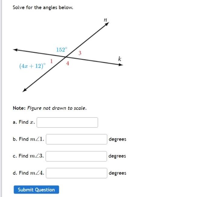 Solved Solve for the angles below. | Chegg.com