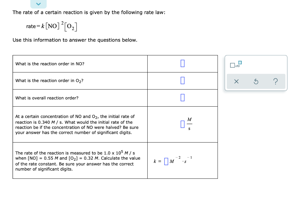 Solved The Rate Of A Certain Reaction Is Given By The Chegg solved-the-rate-of-a-certain-reaction-is-given-by-the-chegg