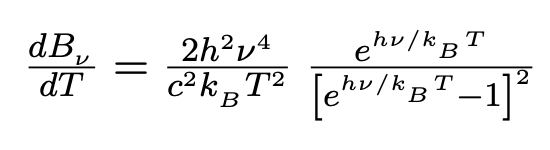 Solved ע 3 1. [30 points) Plot the weighting function dB,/dT | Chegg.com