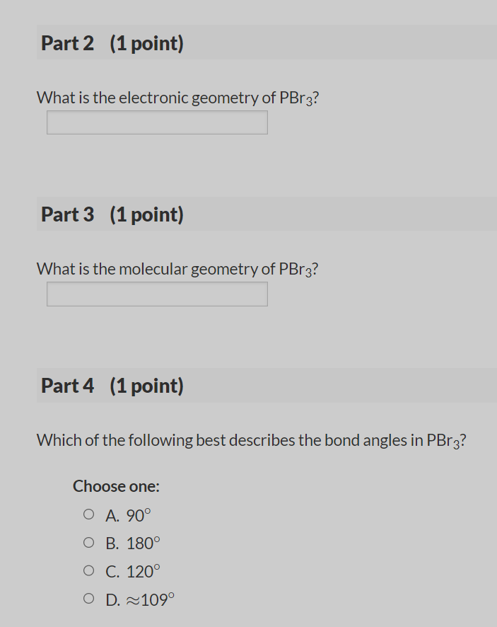 Solved Draw the bonddot Lewis diagram of PBr3.What is the