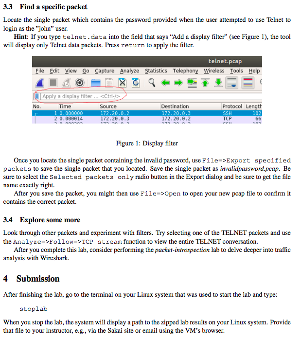 Wireshark Introduction 1 Overview This Exercise | Chegg.com