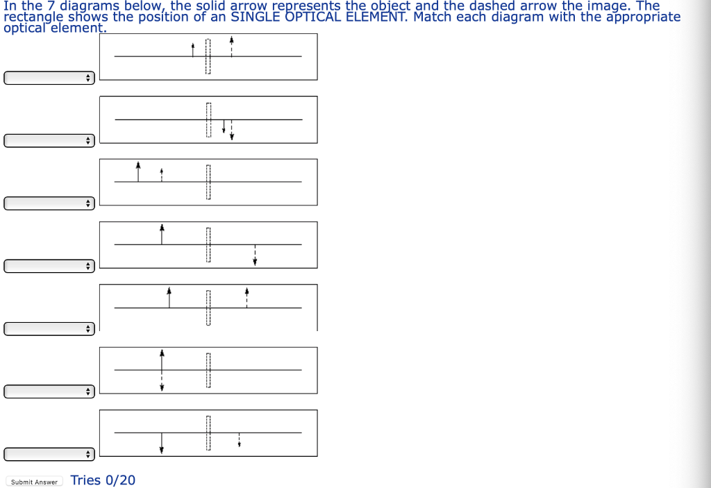 Solved Element In the 7 diagrams below, the solid arrow | Chegg.com