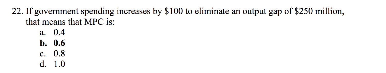 Solved 22. If Government Spending Increases By $100 To | Chegg.com