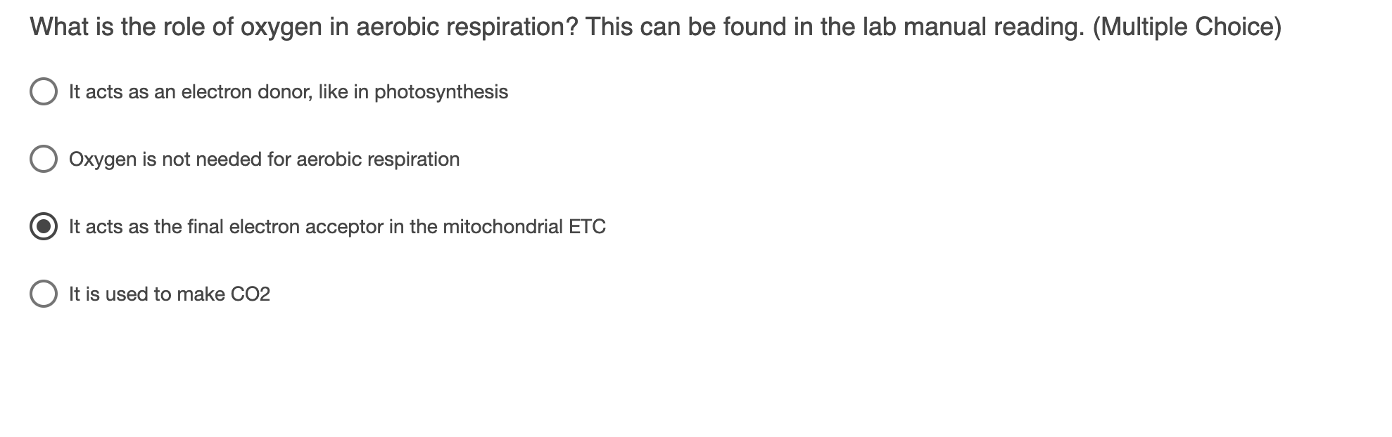 Solved What is the overall purpose of fermentation?