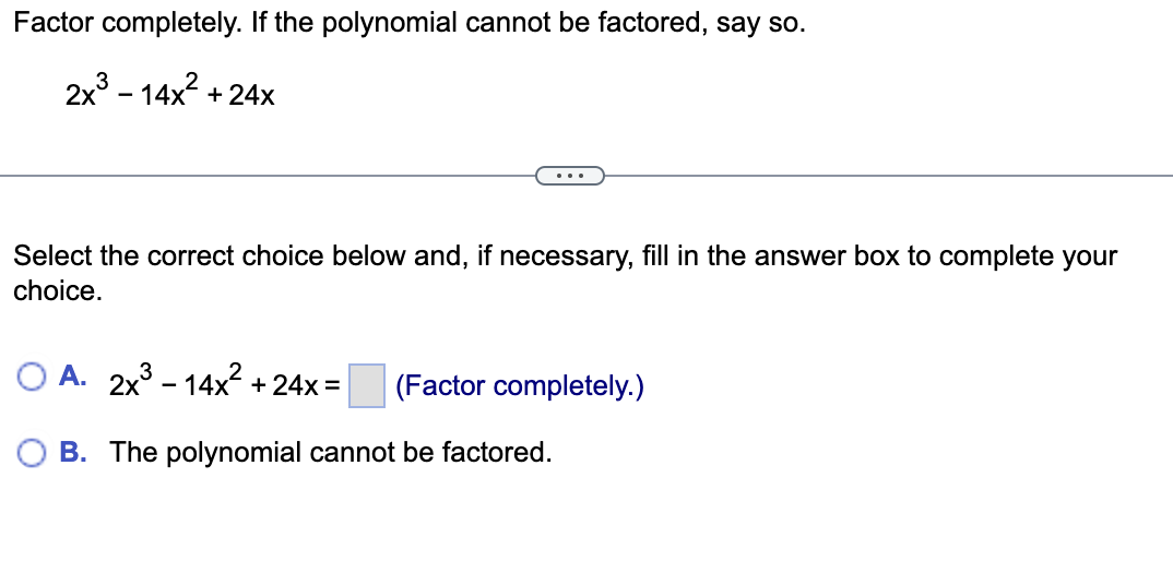 How To Factor Completely