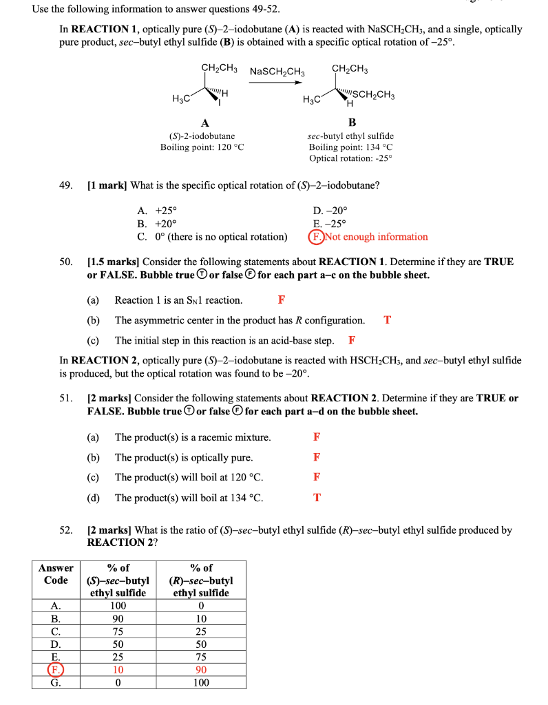 Using The Information Provided On The Answer Key Is Chegg Com