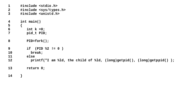 (c) When the following program is executed, the | Chegg.com