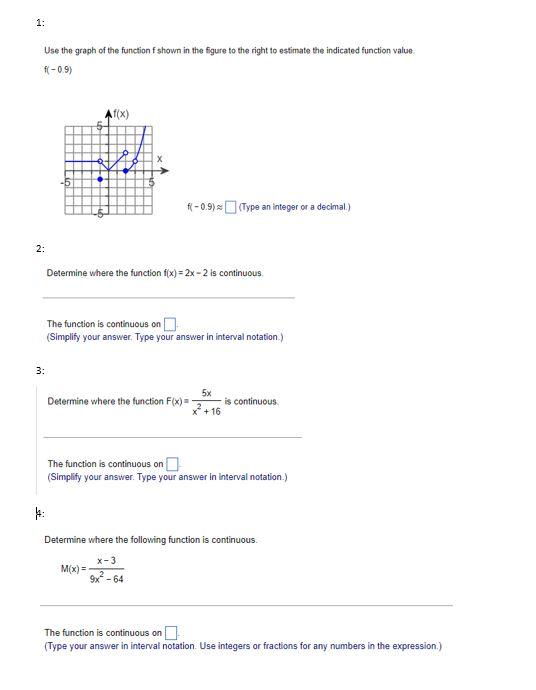 Solved Use the graph of the function f shown in the figure | Chegg.com