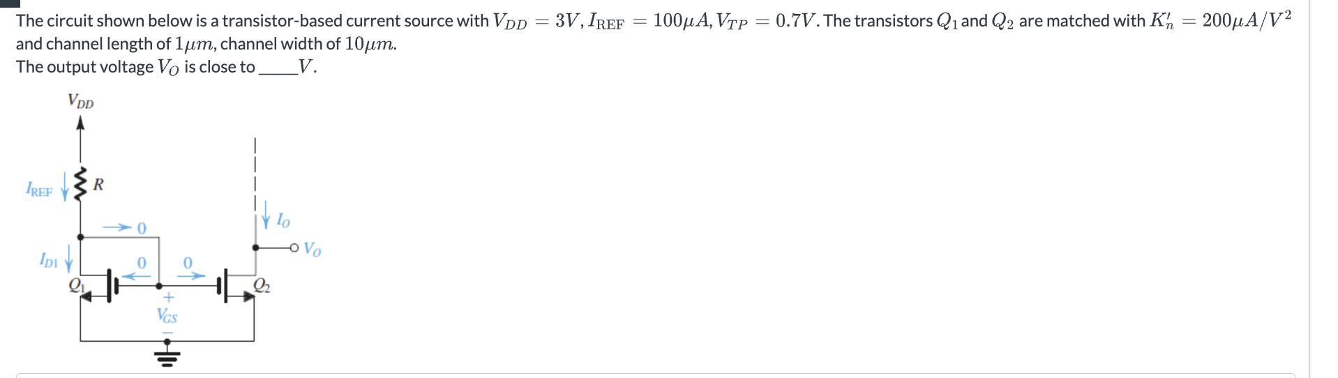 Solved The circuit shown below is ﻿a transistor-based | Chegg.com