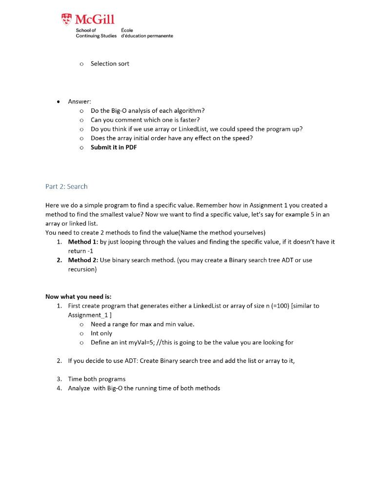 Solved Type of Assignment - Individual Work - Evaluated: | Chegg.com
