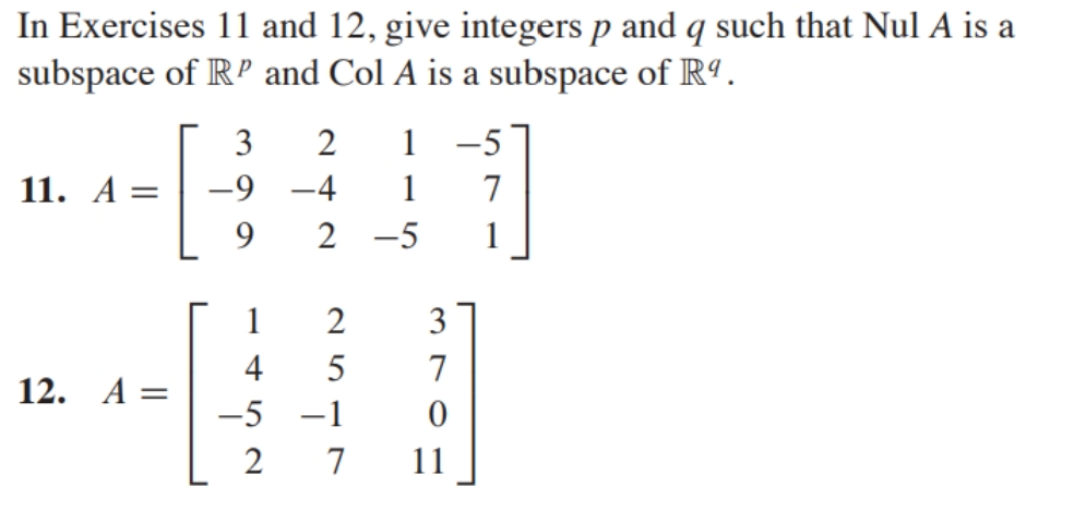 Solved In Exercises 11 and 12, give integers p and q such | Chegg.com