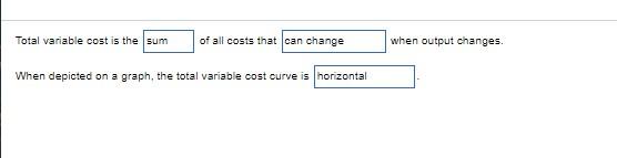 Solved Total variable cost is the average of all costs that | Chegg.com