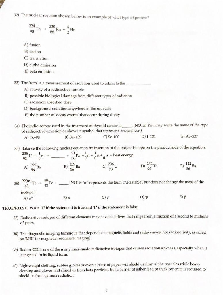 Which Radioisotope Is Most Stable And What Is Its Half Life