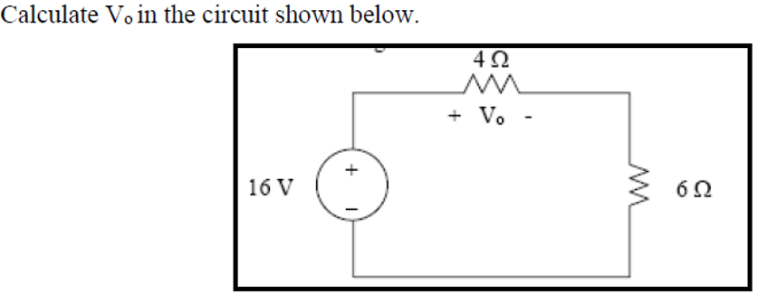 Solved Calculate v and i in the circuit shown below. + 8V - | Chegg.com