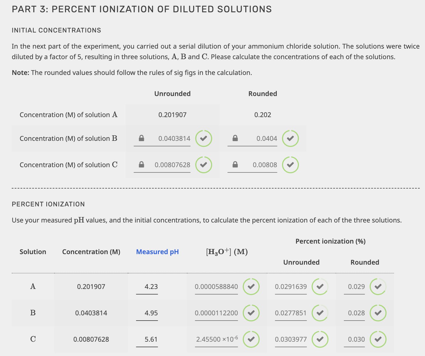 Solved Now, use ICE tables to calculate the equilibrium