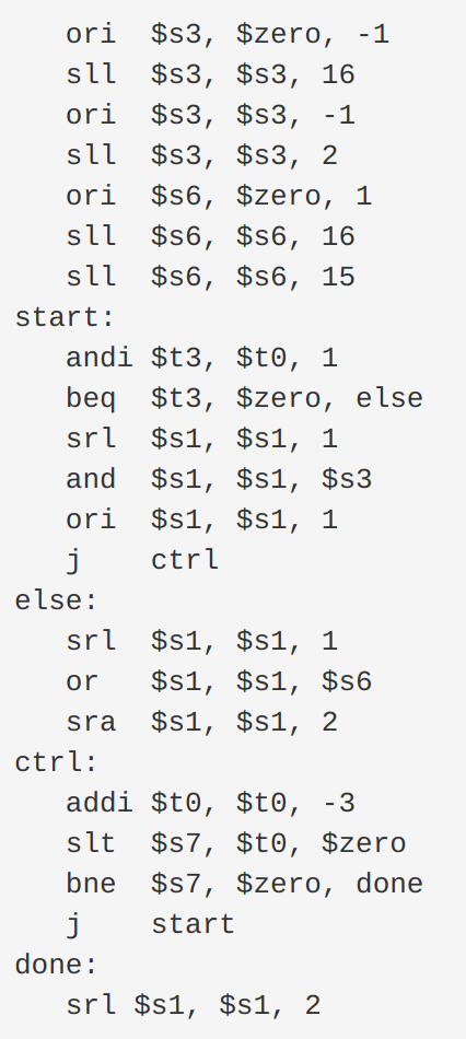 Solved Suppose $t0 has the decimal value 21 and $s1 has the | Chegg.com