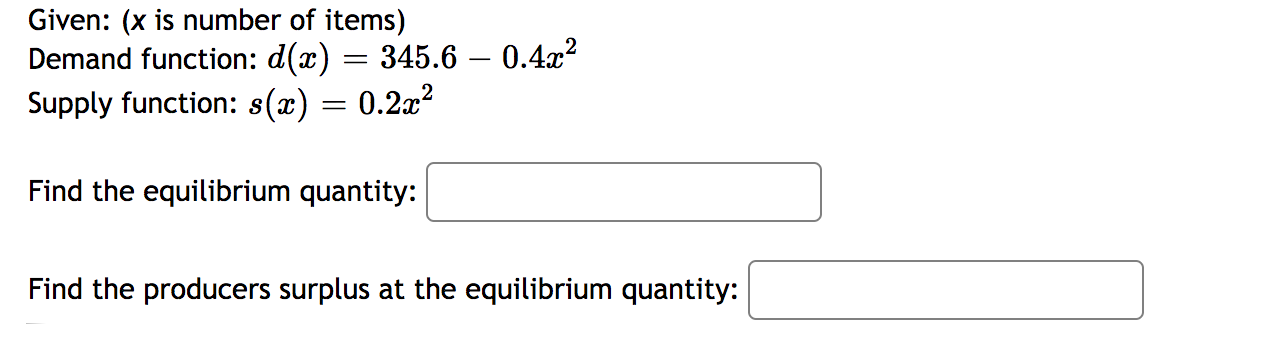 Solved Suppose the demand function for a product is given by | Chegg.com