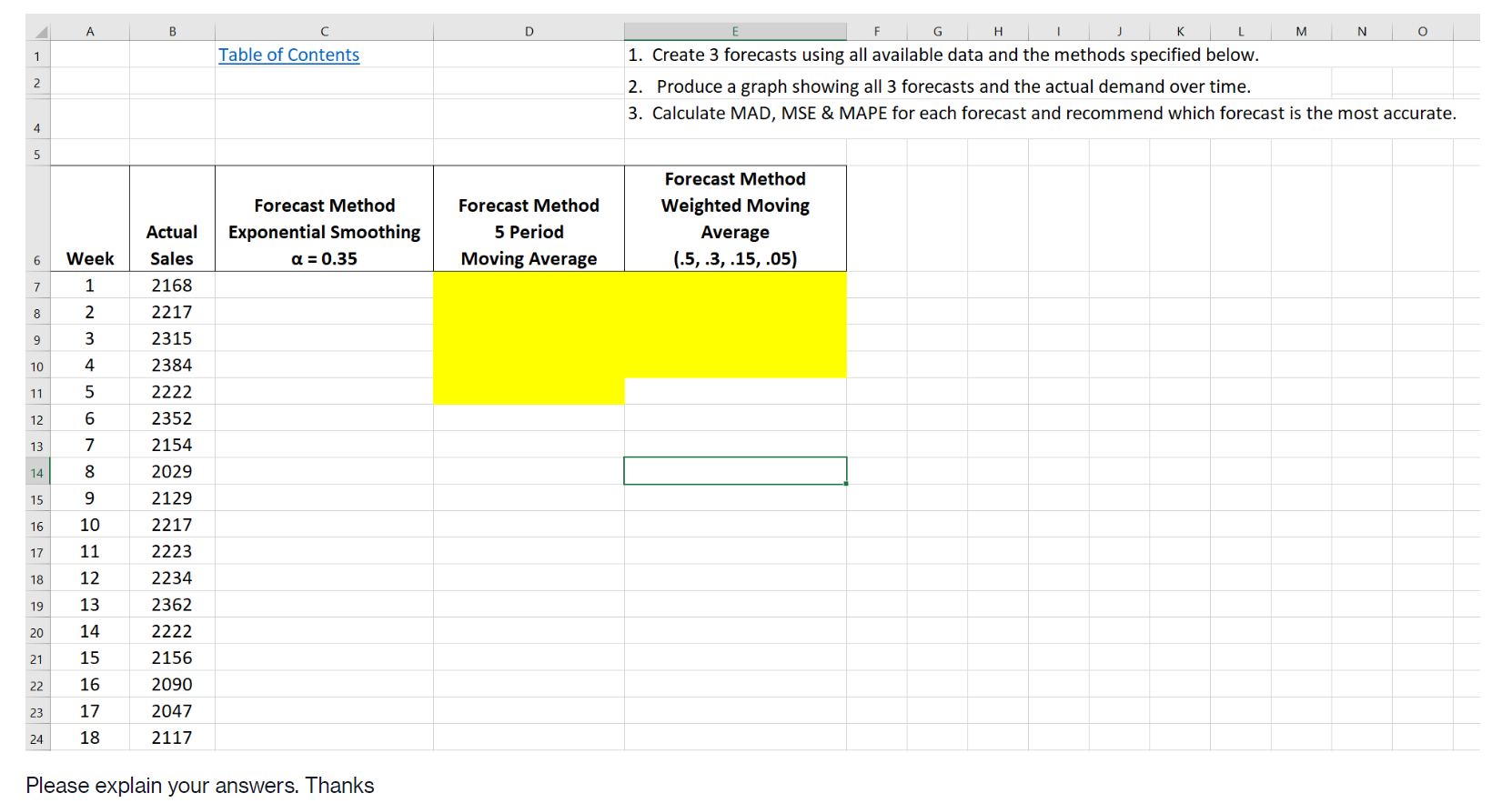 Solved C12 Fix A B E F G H 1 1 2 D Table Of Contents | Chegg.com