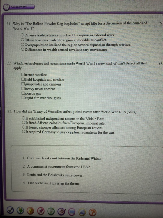 Solved 21. Why is "The Balkan powder Keg Explodes" an apt