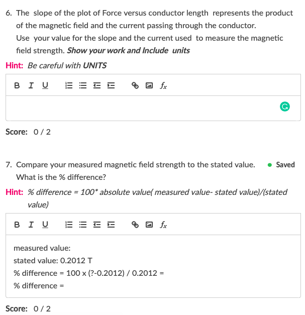 Solved 3. Select magnet A. For each of the number of | Chegg.com
