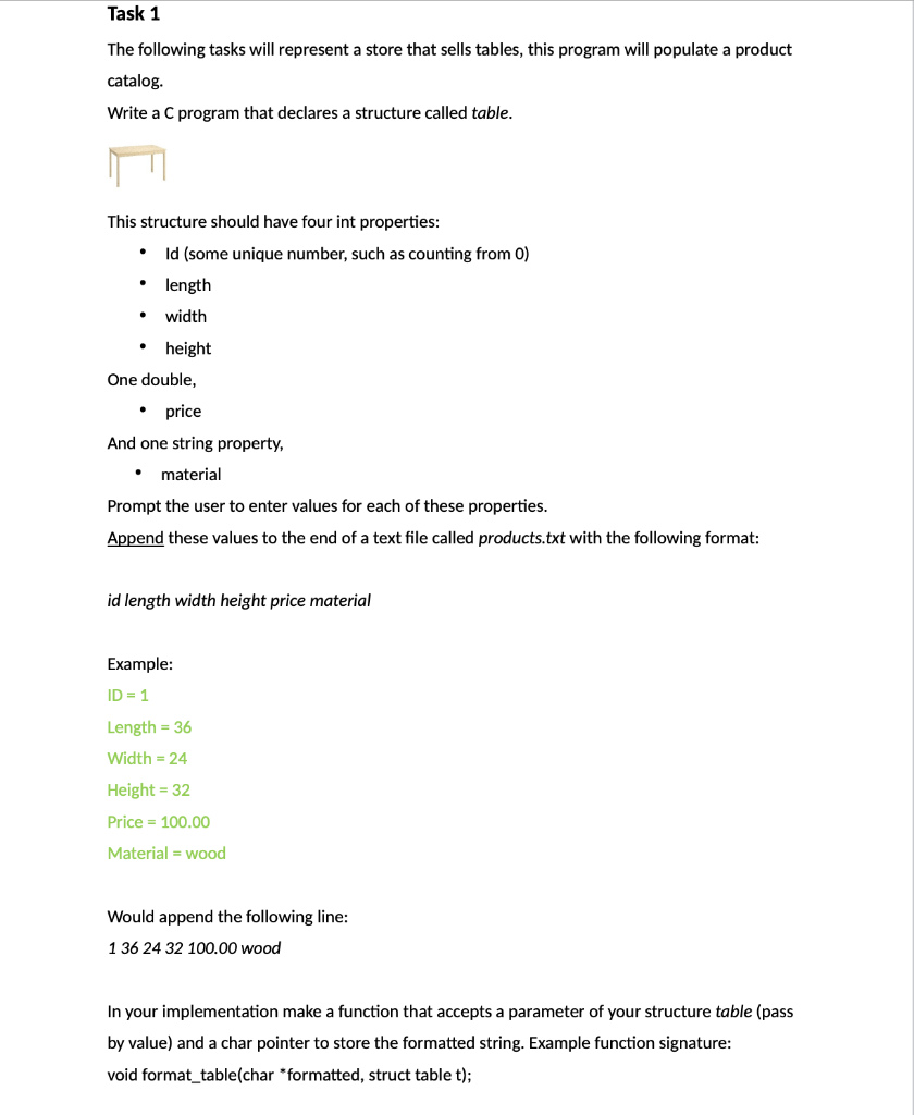 Solved I need help with a C program involving a struct, and | Chegg.com