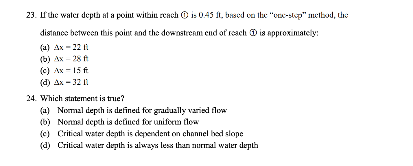Solved A concrete rectangular channel (n = 0.015) carries a | Chegg.com