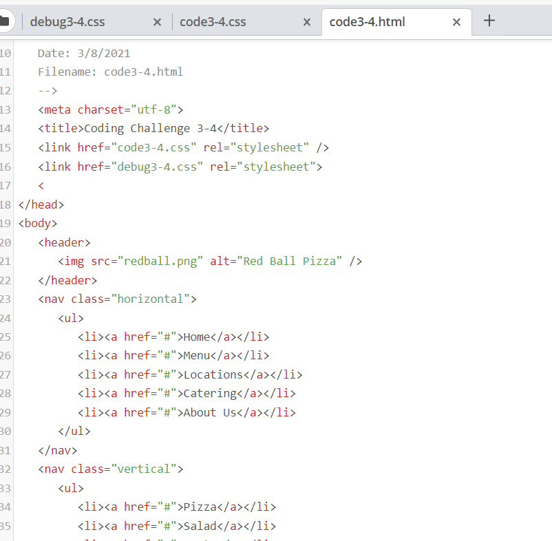 I need help debugging the grid areas in the | Chegg.com