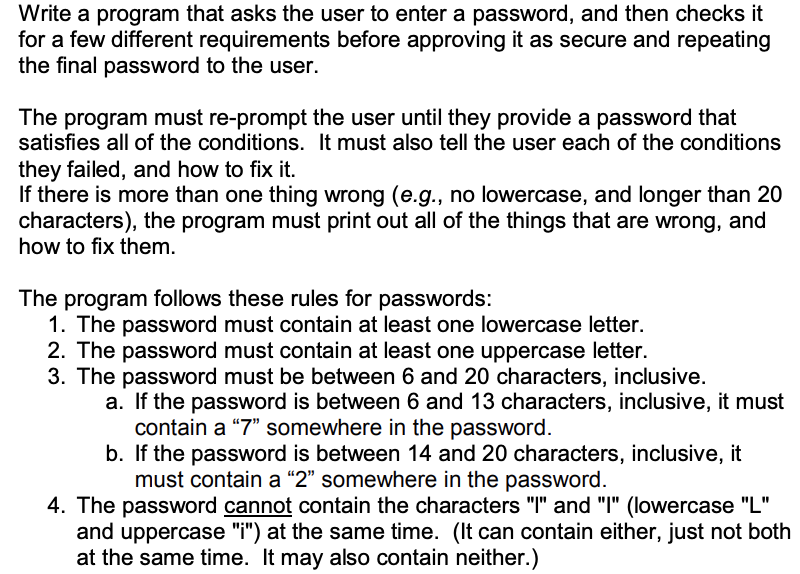 Solved Write a program that asks the user to enter a | Chegg.com