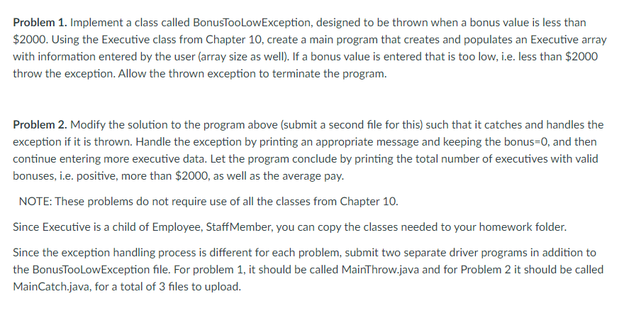 Solved Problem 1. Implement a class called | Chegg.com