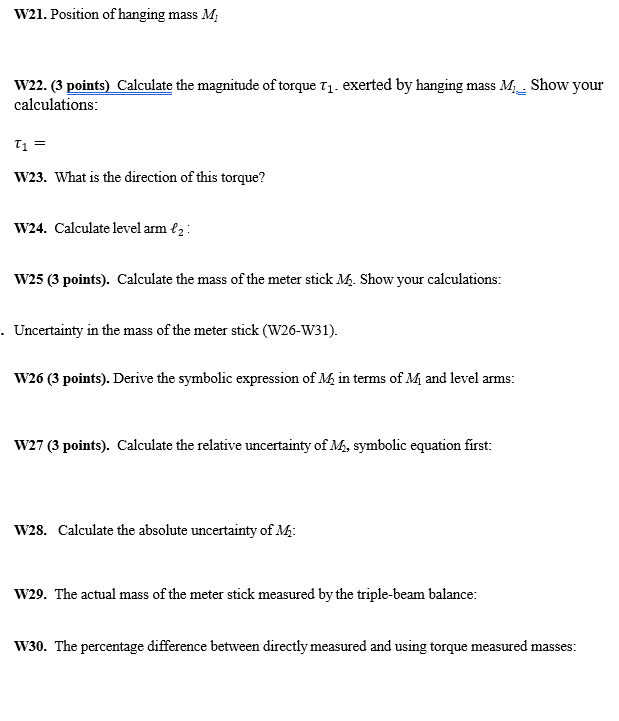 C. Determine the mass of the meter stick using