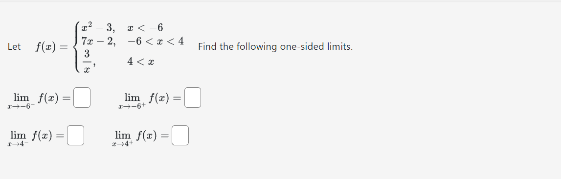 Solved Let F X ⎩⎨⎧x2−3 7x−2 X3 X